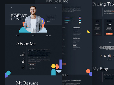 Resume Landing Page