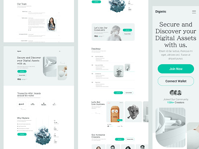 NFT Marketplace Landing Pages