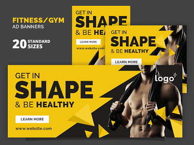 Fitness / Gym Ad Banners