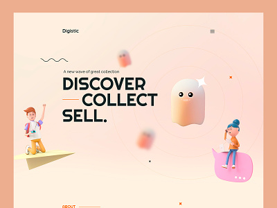 Onepage Landing Page NFT Marketplace advertising bitcoin creative crypto css graphic design html marketplace nft portolio psd technology ui unique ux design web page website