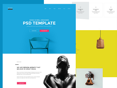 Kana - Creative Agency Psd Template