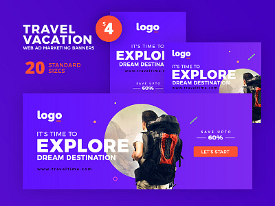 Travel / Vacation Ad Banners