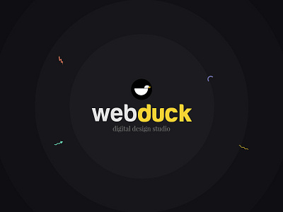 Webduck Logo branding freelancer graphic logo mobile ui ux webduck website