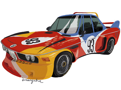 BMW Calder alexandercalder calder car illustration