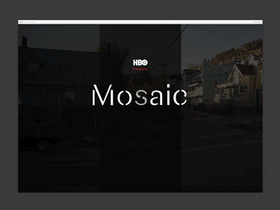 Mosaic dark hbo movie netflix scroll tile tv ui ux video