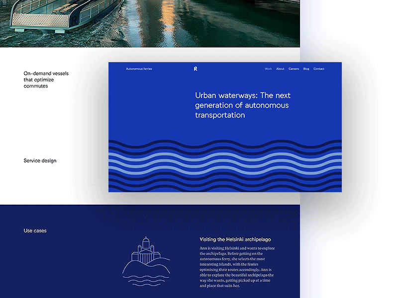 Urban Waterways amsterdam brand design dubai helsinki new york reaktor tech tokyo ux website