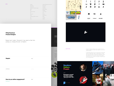 Portfolio Update 2019 brand layout logo minimal type typography ui ux website