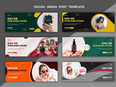 FACEBOOK COVER SOCIAL MEDIA POST TEMPLATE DESIGN