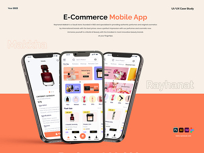 Fragrance & Beauty E-Commerce Mobile App UI/UX Case Study