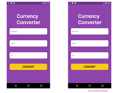 Currency Converter UI Desing in Flutter