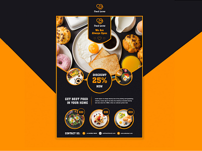 Download Food Flyer Design By Tayyab Khan On Dribbble