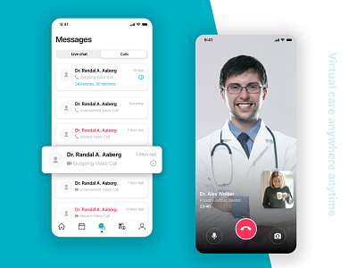 Medical App agnacare app app design medical app mobile app mobile app design mobile ui product design ui design uidesign uiux ux video call video calling