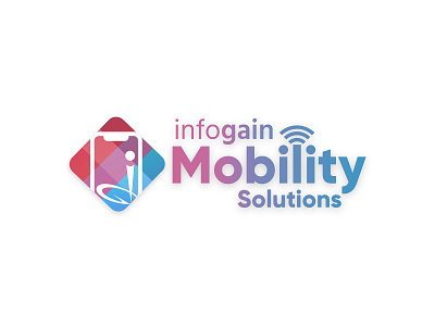 INFOGAIN MOBILITY branding design graphic design illustration logo product logo vector