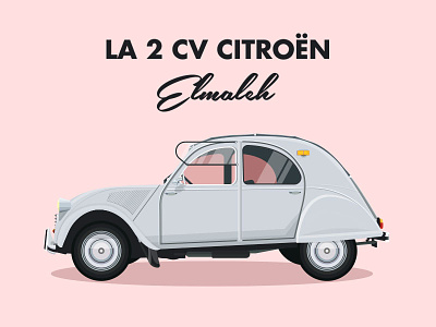 Citroën Elmaleh 2 CV 1950 car citroën comedians in cars getting coffee french gad elmaleh illustration jerry seinfeld seinfeld