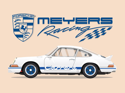 1973 Seth Meyers 911 Carrera RS 1973 porsche 911 car carrea coffee comedians comedians in cars getting coffee illustration porsche seinfeld seth meyers