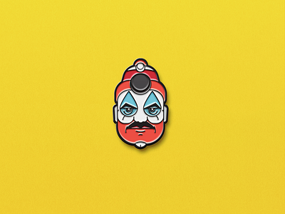John Wayne Gacy, The Killer Clown clown face head illustration killer murder pin serial serial killer