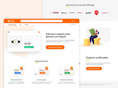 Extension Discount Code design desktop discount extension google landing landingpage page plugin sales ui uiuxdesign ux