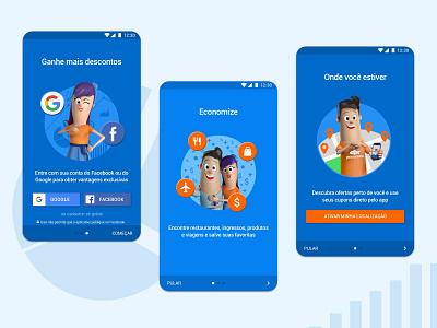 Mobile App Onboarding Screens