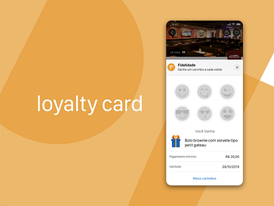 Animated Loyalty Card animated app apple design interface ios ios app ios app design loyalty loyalty app loyalty card loyalty program mobile mobile design reward smile stamp ui user ux