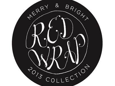 Red Wrap Logo bright collection merry red wrap wrapping