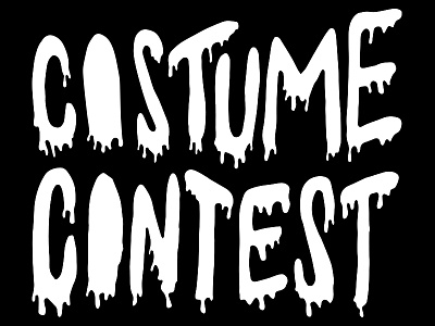 Costume Lettering contest costume halloween lettering liquid type