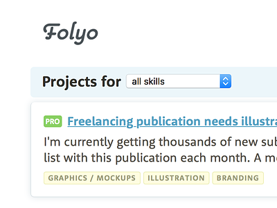 Folyo Soft Re-launch folyo freelance marketplace platform portfolio projects
