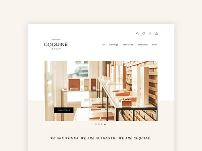 Coquine Website Redesign