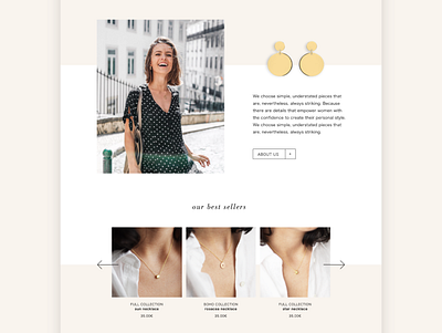 Coquine Website Redesign design jewellery jewelry redesign web web design website