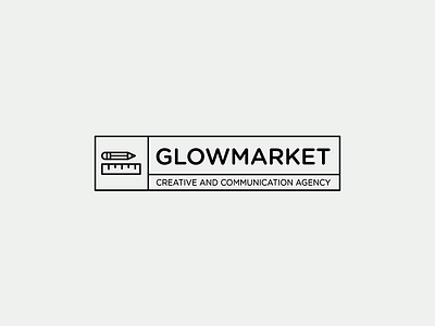 GLOWMARKET agency branding creative design graphic logo
