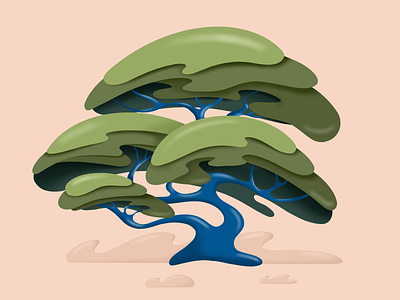 TREE OF LIFE art art direction clean colors daily design digital art dribbble illustration shot