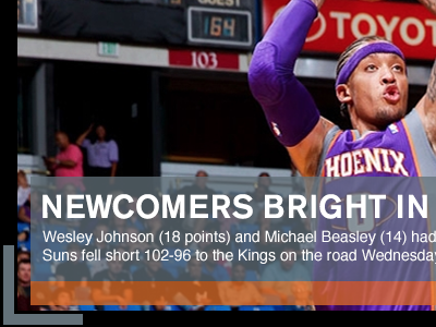 Suns Blog basketball phoenix suns ux wordpress