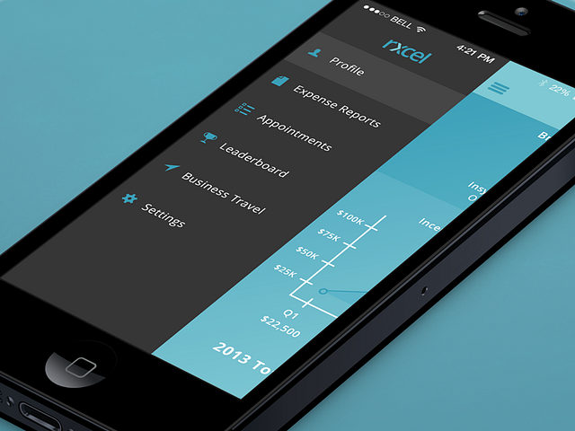 rxcel-side-nav-by-keith-rodman-on-dribbble