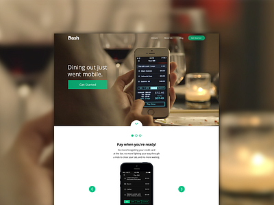 Dash Landing Page