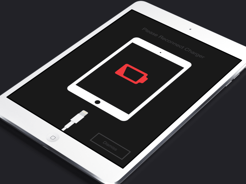 CHARGE ME animation charge charging clean flat gif icon ios ipad ui white