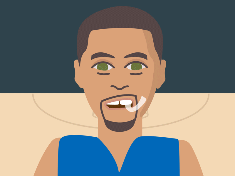 Chef Curry animation ball basketball curry dribble flat gif illustration nba score shot steph curry