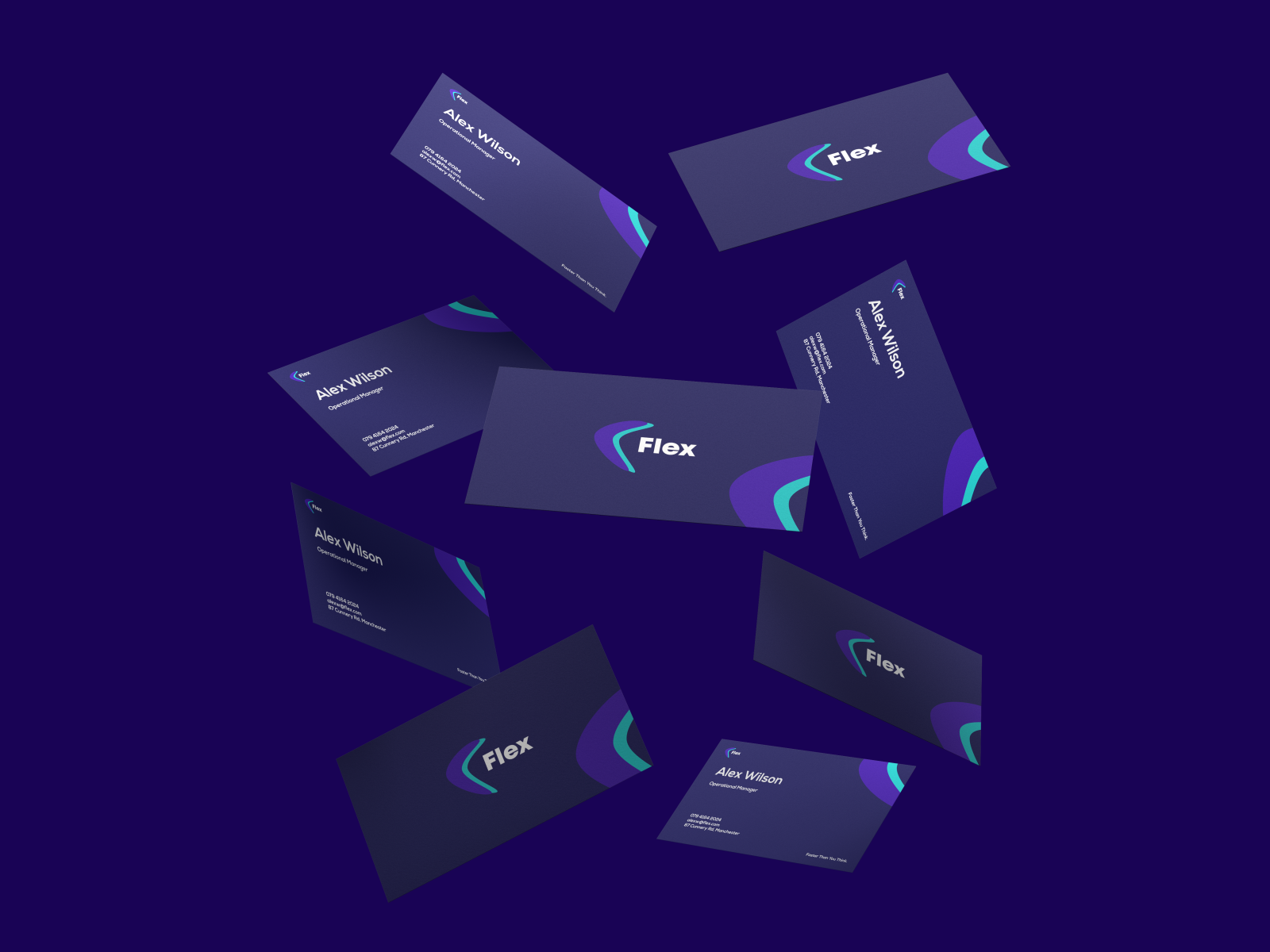 Flex Business Card by Nuwantha Herath on Dribbble