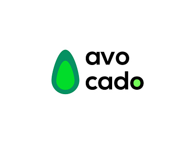 Avo Cado brand design brand identity branding design flat identity identity branding identity design logo logo design minimal minimalist minimalist logo typography