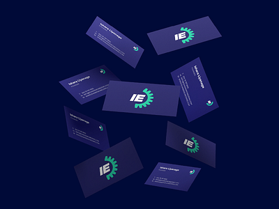 IE - Business Cards brand design branding business cards design graphic design identity branding logo logo design minimal