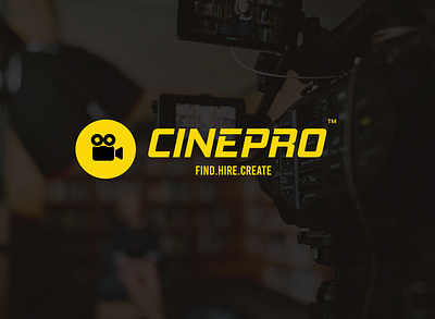 CINEPRO brand design brand identity branding design flat icon identity branding logo logo design minimal typography website