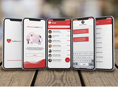 Hospital App For Doctors app design ui