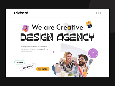 Creative Design Agency Header Design