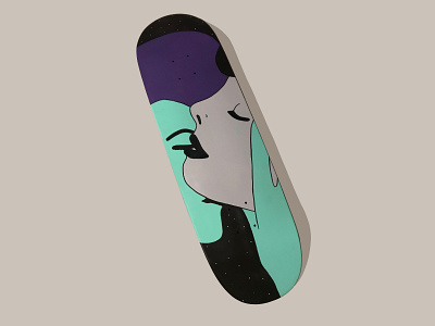 Oh Luna Space Girls Skateboard