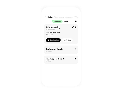 Simple planning app