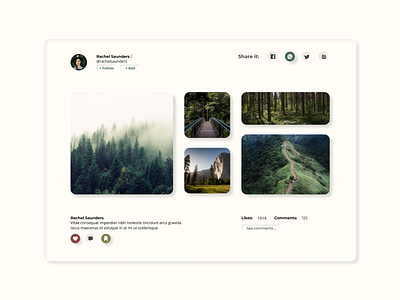 Daily UI : 010 Social Share