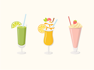 Smoothies app blender branding clean design fruit icon illustration minimal smoothie summer vector