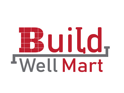 Build Well Mart creative logo logodesign