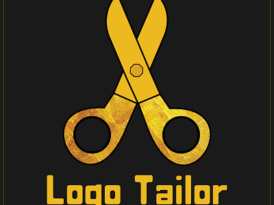 Logo tailor Graphics company logo design branding creative design gold golden illustration illustrator logo logo design logodesign ui ux vector