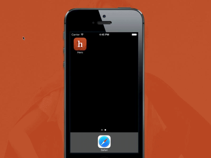 Hero - Mobile (Phonegap) app application blue hero kps3 mobile phonegap red reno