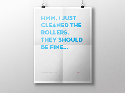 Printer Series - Rollers fun ink poster printer rollers