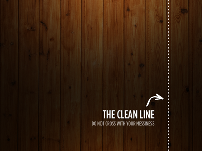 The Clean Line - Wallpaper